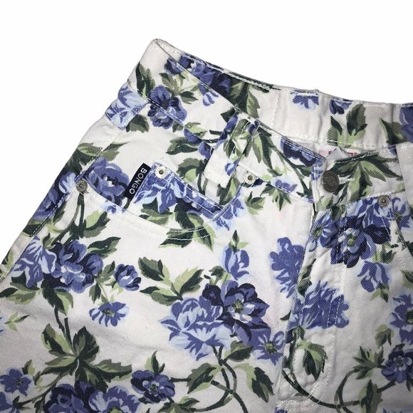 Rare Bongo Vintage High Rise Floral Mom Shorts 14 - Picture 2 of 9